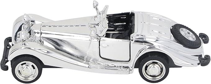Vintage Car Model, 5.12 X 1.97inch Alloy Diecast Model Car, Collectible Cars with High Simulation Retro Details for Home Office Bar Shelf Display (Style 1)