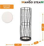 Mango Steam Pluvian Soakstone Umbrella Holder (Regular, Black)