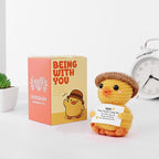 Valentines Gifts for Mom, Handmade Crochet Emotional Support Chicken, Birthday Gifts for Mom, Women, Mother in Law, Cute Chicken Desk Decor, Funny I Love You Stocking Stuffers for Moms