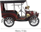 Oumefar Classic Car Model,Metal Antique Vintage Car Model Old Vintage Car Model Ornament for Car Arts Craft Collections Home Desktop Decoration Great Birthday Gift