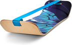 GIBBON SlackBoard - GiBoard Balance Board - Gift for Kids & Adults - 1 & 2 Line Options - Slackline Balance Trainer for Core Workouts, Standing Desk Exercise, Home Gym, Yoga & More