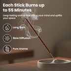 Tulasi Palo Santo Cleansing Incense Sticks (48 Scent Sticks) | with Real Herbs | Long-Lasting 55-Minute Burn | Perfect for Meditation, Yoga & Removing Negative Energy