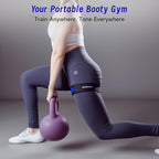 MANUEKLEAR Blood Flow Restriction Bands for Women Glutes Leg, Booty Bands for Women Butt Lift, BFR Occlusion Thigh Bands for Workout Squat Hip Building