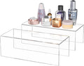 Sezanrpt Acrylic Shelf Riser 12x5.1x4 pack of 2, Clear Acrylic Stand for Funko Pop, Collectibles, Brand Store, Home Storage Organizer, 12x5.1x4 Inch