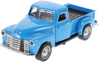 NUOBESTY Old Pickup Truck Figurine - Vintage Alloy Car Vehicle Toy Sky-Blue Retro Ornament for Christmas Table Centerpiece, New Year Birthday Decoration