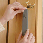 SURI Mezuzah for Door with Scroll – 6 Inch Modern Mezuzah Case with Non Kosher Scroll Included, Fits up to 5” Scroll, Easy Adhesive Installation, Gift Box Included