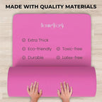 HemingWeigh Thick Yoga Mat Set for Home Workouts, 1/2 Inch Thick Non Slip Mat with Yoga Foam Blocks, Strap, 2 Microfiber Towels, Beginner Friendly
