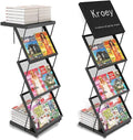foldable brochure display stand,magazine holder for exhibition and trade show,Office magazine rack