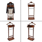 Mens Valet Stand with Drawer & Base Clothes Valet Stand for Bedroom Suit Rack Stand for Men and Women Clothing Valet Suit Stand, 16.93" D x 13.19" W x 42.13" H