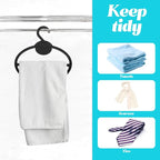 VOSAREA 10pcs Scarf Organizer Rack Multi-Functional Hanger for Ties Belts and Shawls Space-Saving Design for Closet Storage Practical Accessory Holder