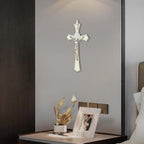 VINETEN Saint Benedict Enamel Crucifix - Crucifix Wall Cross Metal Wall Art-8 Inch Cross Give Blessing and The Spiritual Sacred:Faith Gift for your Acquaintances