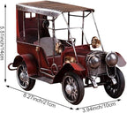 Vintage Car Model Metal Car Model Vechile Collectable Model Desktop Ornament for Bar or Home Decoration
