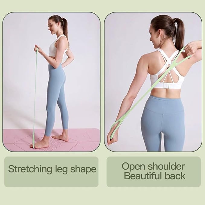 2025 Upgraded Figure 8 Resistance Band for Physical Therapy, Shoulder Back Arm Exercise Bands, 3 Resistance Levels for 15 25 35lb for Kids Adult Elderly