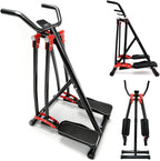 Air Walker Exercise Machine,Foldable Elliptical Machine for Home,Mini Elliptical for Full-Body Low-Impact Exercise with LCD Display Ideal for Home Gym