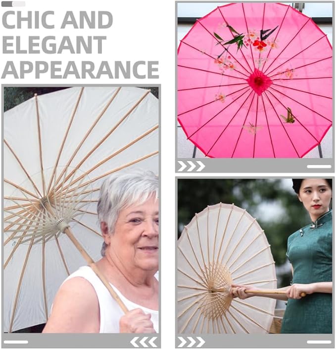 Cabilock Bamboo Paper Umbrella Holder Stand 22X15 Inch Oil Paper Umbrella Support Frame for Wedding Decor and Photography Props Durable Folding Repair Rack