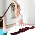 Fitness Resistance Band for Stretching and Yoga,8-Section Elastic Training Bands,