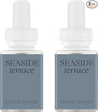 Pura x Studio McGee Home Scent Refill - Smart Air Diffuser - Long-Lasting Luxury Fragrance per Refill - Home Essential - Clean & Safe Diffuser Fragrance - 2 Pack, Seaside Terrace