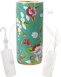 Decorative Ceramic Umbrella Stand - Porcelain Umbrella Holder Chinese Flower and Bird Print Vintage Floor Standing Vase Multi-Functional Cane Storage