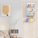Over the Door Hat Rack - 3-Layer Design Hat Organizer Holds 30-36 Hats with 10 Hooks, Ideal Hat Rack for Door, Over the Door Organizer for Closet, Apartment, Bedroom, Dorm, 1 Pack, White