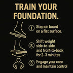 ANKR Ankle Balance Board | Stability Trainer for Ankle Strength, Mobility & Sprain Recovery | Non-Slip Wobble Board for Plantar Fasciitis Relief, Physical Therapy & Injury Prevention