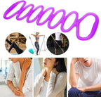 7 Ring Stretch Resistance Exercise Band, Workout Bands Yoga Stretching for Home Fitness, Foot, Leg and Arm Exerciser Stretch Band, Center Workout Walking Exercise