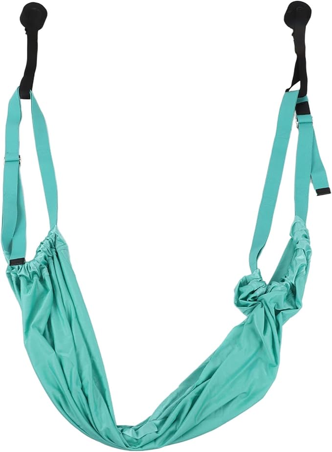 Aerial Yoga Swing Set, Aerial Yoga Door Hanging Trapeze Sling Kit, Waist Back Leg Stretch Strap, Leg Stretching Assist Trainer