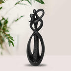 Resin Couple Modern Sculptures Home Decor Romantic Gift for Weddings Valentine's Day and Anniversaries Decoration Figurine for Girlfriend, Bridal Shower, Engagement