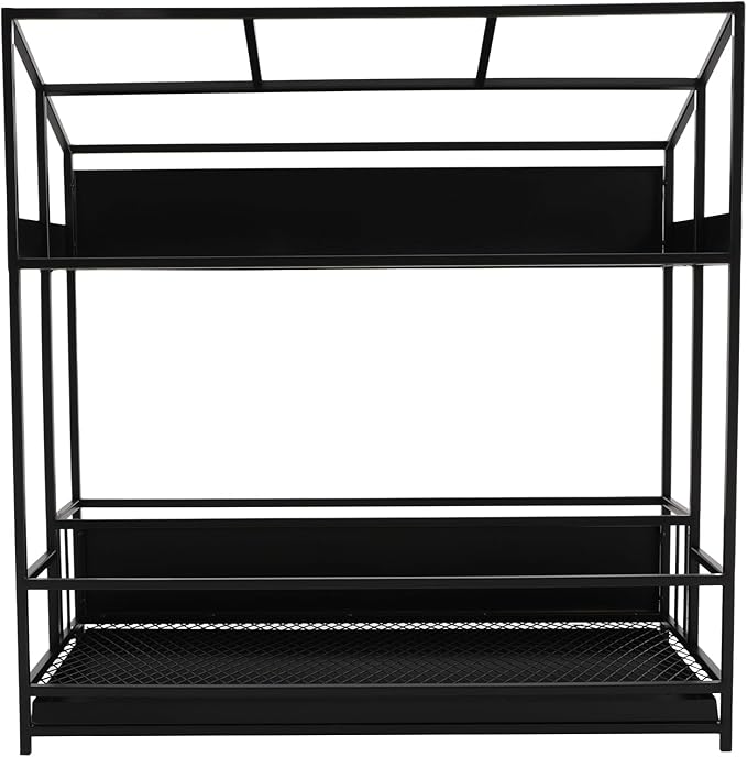 Umbrella Holder Entryway, Umbrella Stand Rack 26.8*12.6*27.6in Metal Square Umbrella Rack Organizer Removable Drip Tray Drip Tray Handle Hollow-Out Design Raised Feet for Canes, Belts, Hats