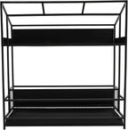 Umbrella Holder Entryway, Umbrella Stand Rack 26.8*12.6*27.6in Metal Square Umbrella Rack Organizer Removable Drip Tray Drip Tray Handle Hollow-Out Design Raised Feet for Canes, Belts, Hats