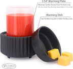 VICTORIA AROMA Ceramic Wax Melt Warmer 3-in-1 Candle Wax Warmer for Scented Wax Melter Electric Fragrance Wax Burner for Home Office Bedroom Gift & Decor…