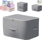 1 PCS XL Ultra Space Saving Self Compression Organizer space saver bags Space Saving bags for storage clothes, blankets, Comforters, Bedding Sets (Gray, 21.3 x 23.6 x 16.5 inches)