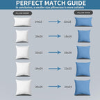 YSTHER 26x26 Euro Pillow Inserts Set of 2, Premium Down Feather Pillows for Couch & Bed - Hypoallergenic, Machine Washable, Fluffy Decorative Throw Pillow Inserts (White)