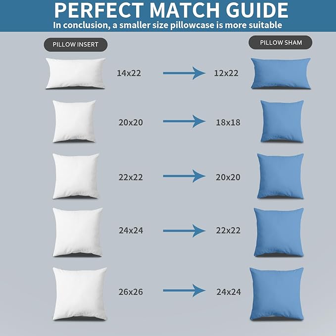 YSTHER 24x24 Euro Pillow Inserts Set of 2, Premium Down Feather Pillows for Couch, Bed & Lumbar Support - Machine Washable, Fluffy Decorative Throw Pillow Inserts (White)