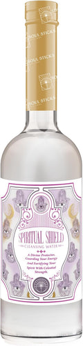 SOUL STICKS Cleansing Water 7.5 oz. Bottle for Rituals, Clearing Negative Energy and Purifying Home Spiritual Florida Water Area Deodorizer (Spiritual Shield)