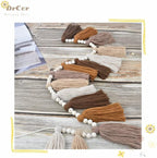 DrCor Boho Terracotta Rainbow Tassel Garland – Classroom Decor for Teachers, Bulletin Board Decorations, Back to School Wall Hanging for Nursery, Kids Room, Baby Shower & Party Decor