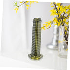 Vintage Building Model Statue Figurine for Home Decor Architectural Craft for Desk Shelf Restaurant Unique Souvenir Gift