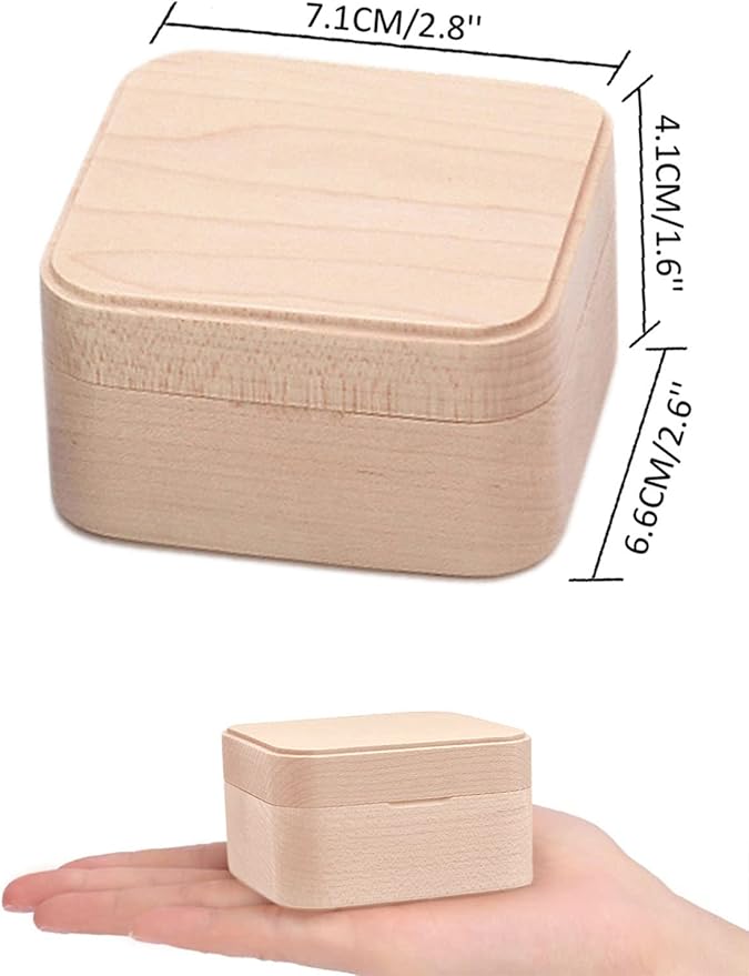 Sinzyo Anastasia-Once Upon a December Music Box Vintage Musical Boxs for Birthday Gift Valentine's Day Christmas Day(Musical Note Walnut Box)