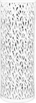 Umbrella Stand Rack for Entryway Metal Hollowed Freestanding Round Umbrella Holder Organizer Bin for Home Hotel Office Decor (Medium)