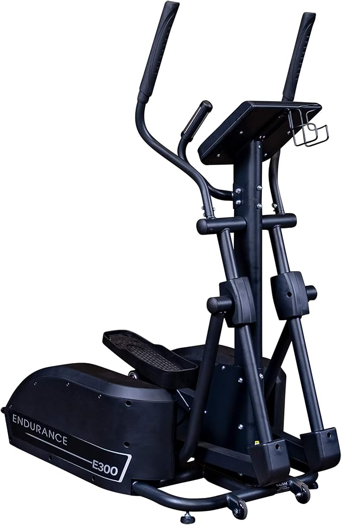 Body-Solid (E300) Elliptical Trainer Machine, Cardio Workout Crosstrainer Exercising Machines for Home & Commercial Gym with 300lb Weight Capacity