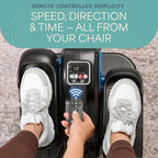 Lifepro AutoGlide Under Desk Elliptical Exercise Machine – Quiet Elliptical Machine for Home or Office – Portable Leg Exerciser While Sitting – Seated Pedal Exerciser for Seniors & Adults