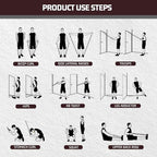 VEICK Resistance Bands, Exercise Bands, Workout Bands, Resistance Bands for Working Out with Handles for Men and Women, Exercising Bands for Fitness Weights Work Out at Home
