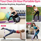 RENRANRING Figure 8 Fitness Resistance Bands with Handles - Exercise Tube Band Set of 3 for Arm and Shoulder Stretch, Rope 8 Word Elastic for Women and Men