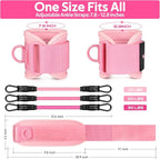Ankle Resistance Bands with Cuffs, Ankle Bands for Working Out, Ankle Resistance Band for Legs and Glutes Workout Equipment, Butt Exercise Equipment for Women
