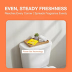 Godrej Ezee Aer Power Pocket Bright Tangy Delight Bathroom Fragrance 10 g, 6-Pack, Yellow
