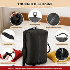 Vacuum Bags for Travel with Wireless Pump, 38L Reusable Vacuum Compression Bags with IP67 Waterproof Zipper 70D Nylon Vacuum Seal Packing Cubes Space Saver Bags for Carry On Backpack