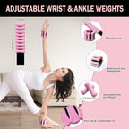 Long and Short Fabric Resistance Bands with Door Anchor, Non-Slip Stretch Booty Bands for Working Out Women & Men, Loop Exercise Elastic Bands for Home Physical Therapy Yoga Pilates