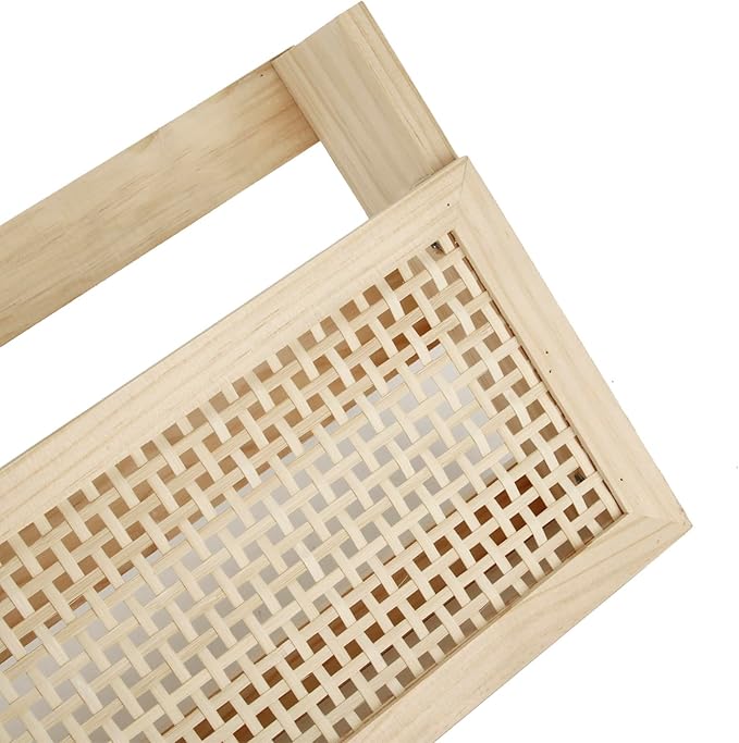 Wooden Magazine Rack Wall-Mounted DIY Home Decor Magazine Holder Mail Sorter for Office Entryway Kids’ room and Living Room.