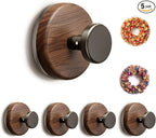 5 Pack Suction Cup Wreath Hanger - Heavy Duty Suction Cup Hooks for Windows, Reusable Door Wreath Holder - Ideal for Spring Wreath, Valentines, Easter, Christmas & All Seasons Decor