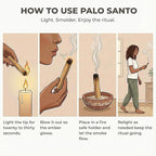 Palo Santo Sticks from Peru 20 Sticks, Large Pack - 100% Natural Spiritual Cleansing Palo Santo Smudge Sticks, Sustainably Hand Picked