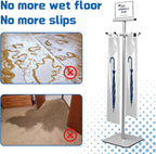 Montex Wet Umbrella Stand with Free 200 Plastic Umbrella Bags and Holder